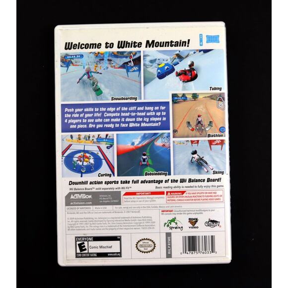 Mountain Sports Nintendo Wii With Manual Video Game - Picture 3 of 4